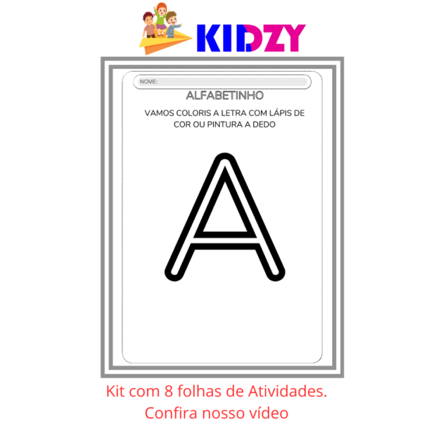 Kidzy - Alfabeto Colorir