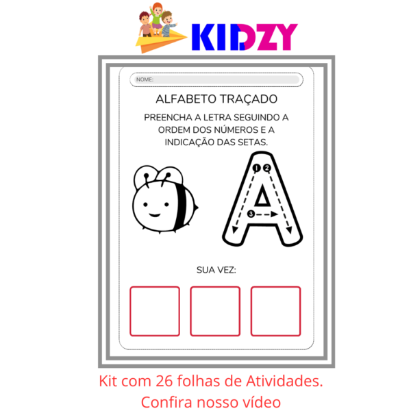 Kidzy - Alfabeto Traçado